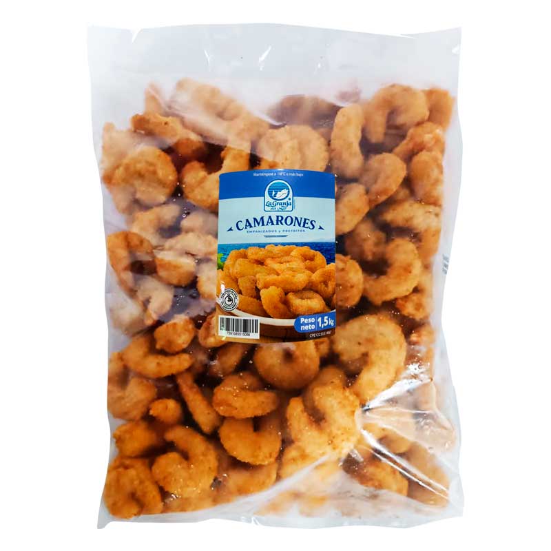 Camarones Empanizados <br> La Granja del Mar </br>