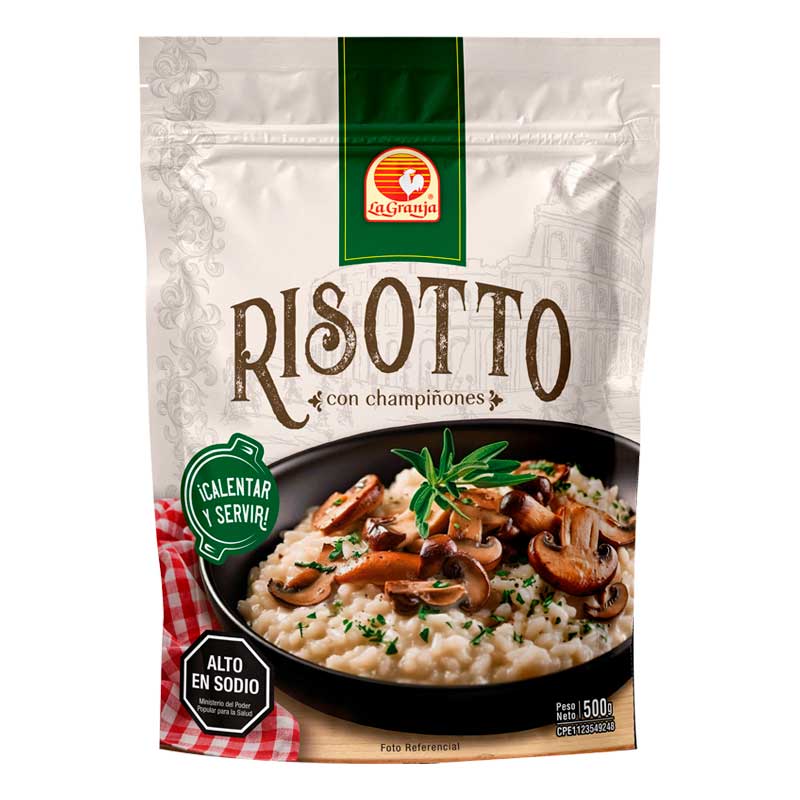Risotto con Champiñones <br>La Granja </br>